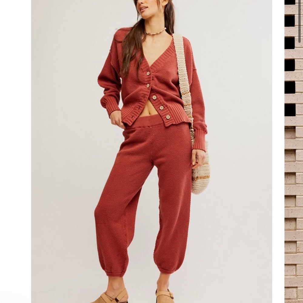 Free People Hailee Cardi Set / Canyon Sunset XL NWT